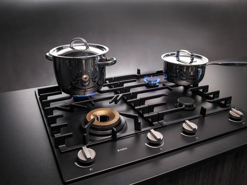 asko gas and induction cooktop