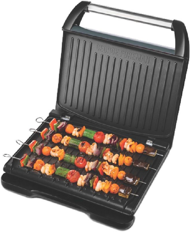 george foreman copper infused grill 2 serving