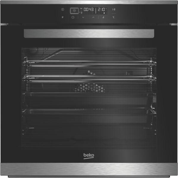 Electrolux 60cm BuiltIn Pyrolytic Double Oven Dark Stainless Steel