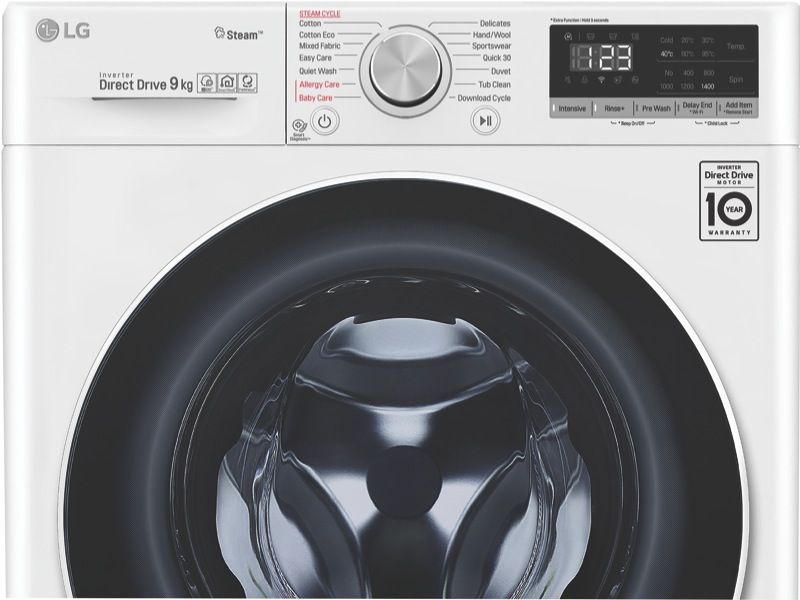 LG 9kg Front Load Washing Machine WV51409W Review by National Product