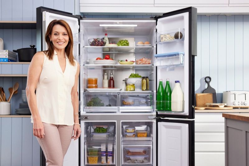 Haier 519L Quad Door Fridge Matte Black HRF565YHC Review by National