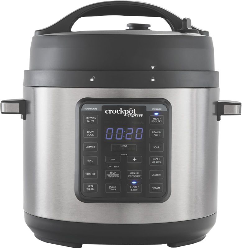 CrockPot CrockPot® Express Easy Release Pressure MultiCooker Dark