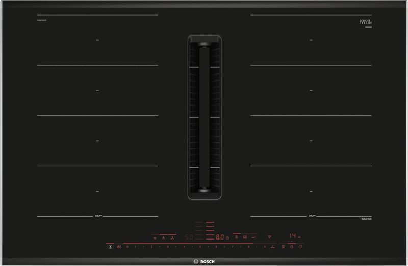 bosch electric cooktop with downdraft